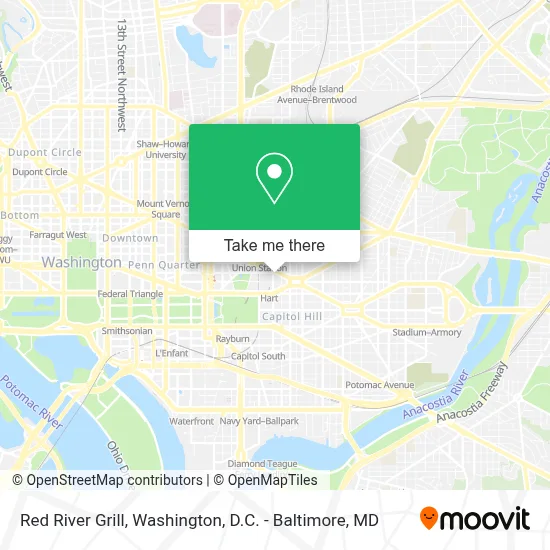 Red River Grill map