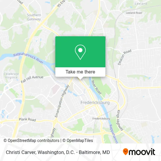 Christi Carver map