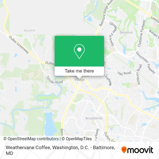 Weathervane Coffee map