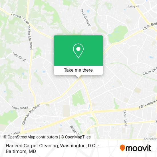 Hadeed Carpet Cleaning map