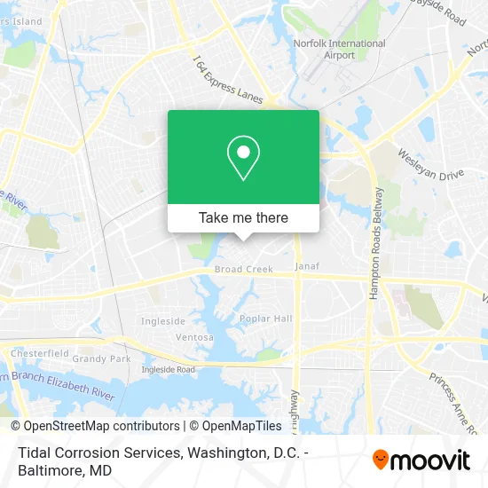 Tidal Corrosion Services map