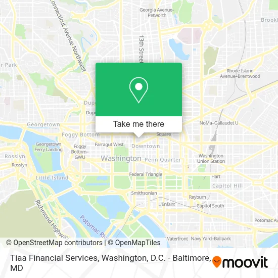 Tiaa Financial Services map