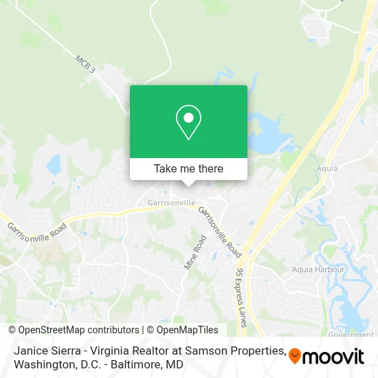 Janice Sierra - Virginia Realtor at Samson Properties map