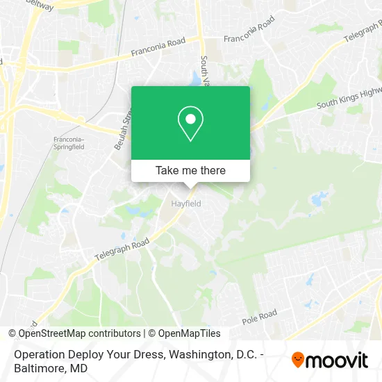 Operation Deploy Your Dress map