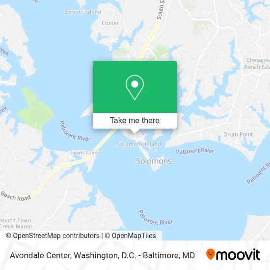 Avondale Center map