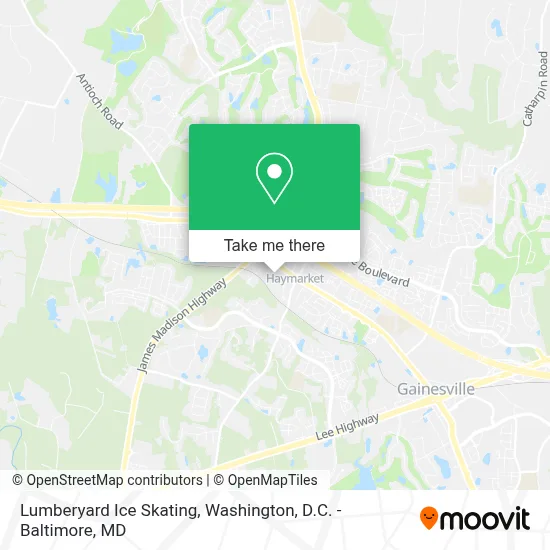 Lumberyard Ice Skating map