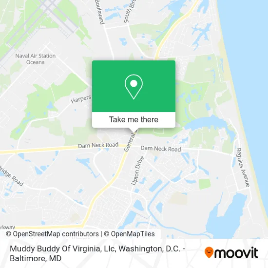 Muddy Buddy Of Virginia, Llc map