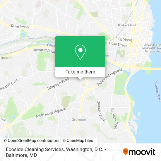 Ecoside Cleaning Services map
