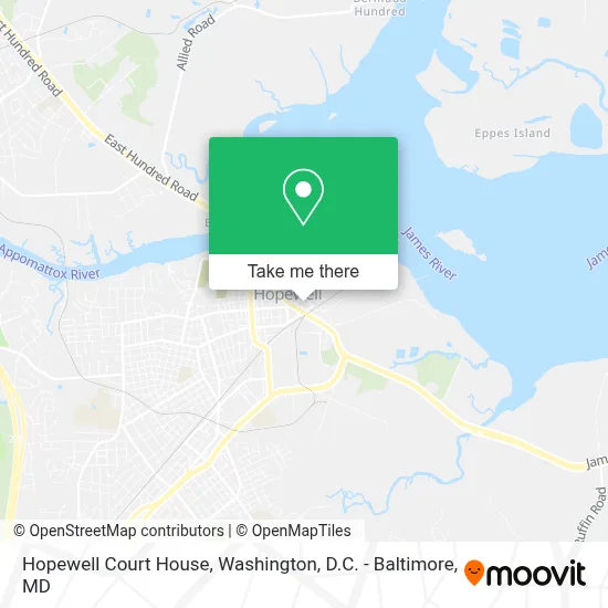 Hopewell Court House map