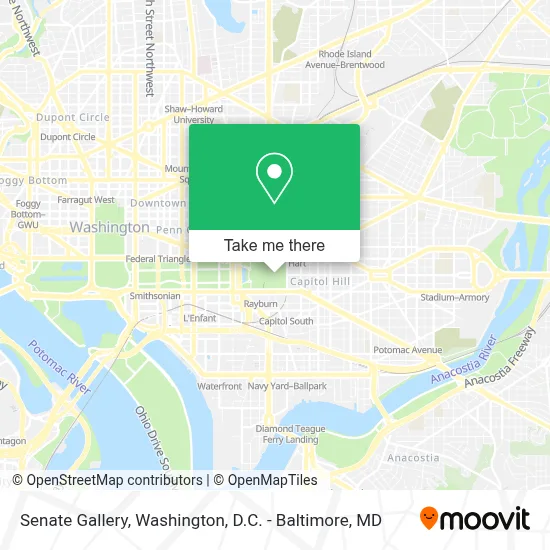 Senate Gallery map