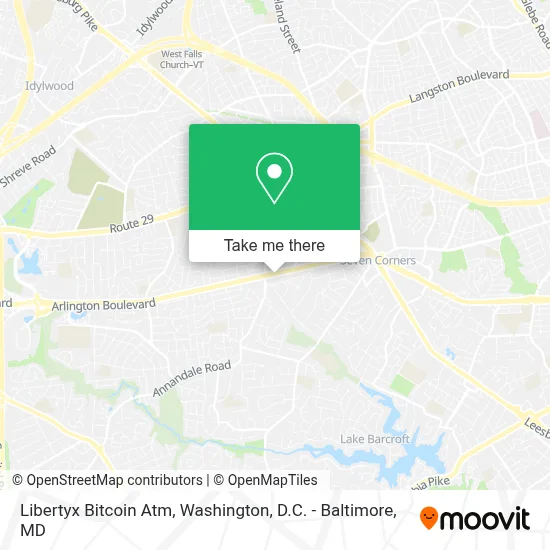 Libertyx Bitcoin Atm map