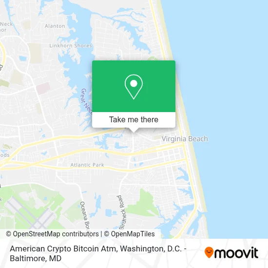 American Crypto Bitcoin Atm map