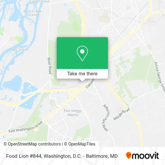 Food Lion #844 map