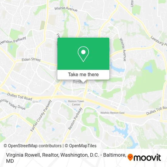 Virginia Rowell, Realtor map