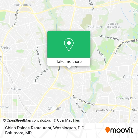 China Palace Restaurant map