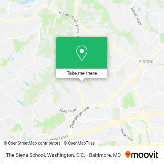 The Siena School map