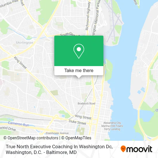True North Executive Coaching In Washington Dc map