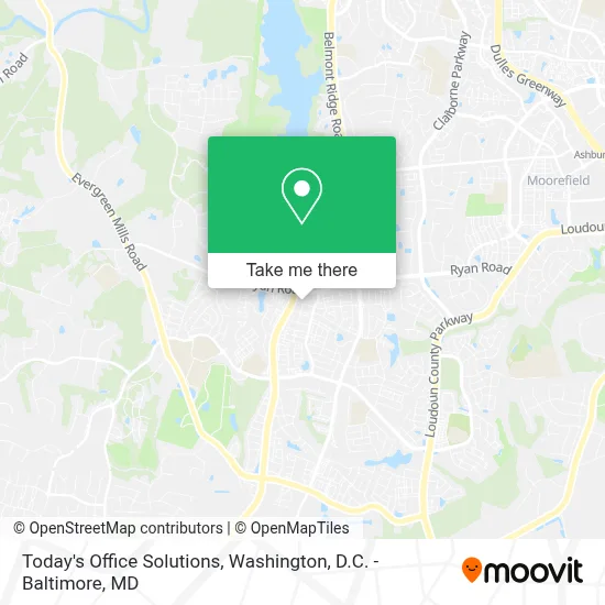 Today's Office Solutions map