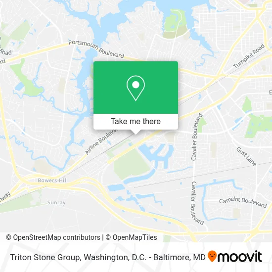 Triton Stone Group map