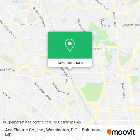 Ace Electric Co., Inc. map