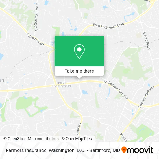Farmers Insurance map