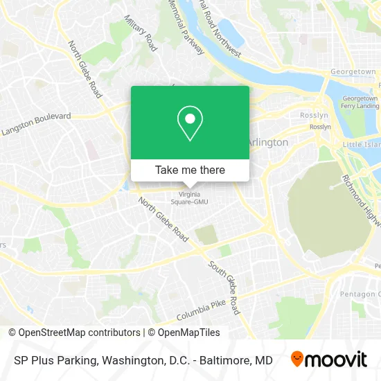 SP Plus Parking map
