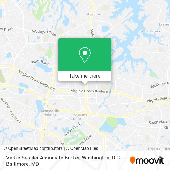 Vickie Sessler Associate Broker map