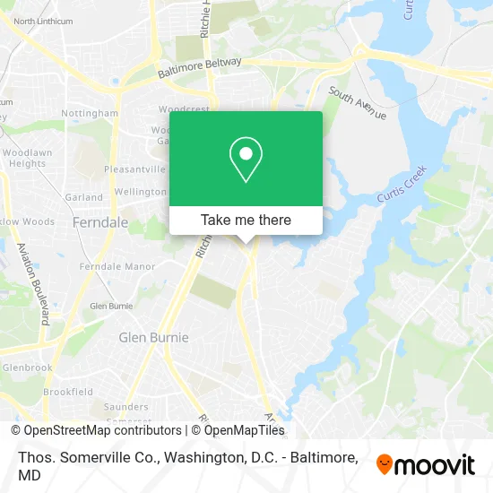 Thos. Somerville Co. map