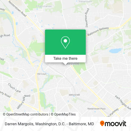 Darren Margolis map
