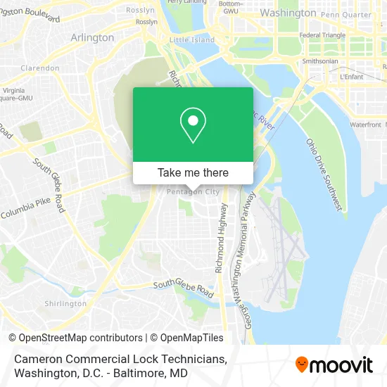 Cameron Commercial Lock Technicians map