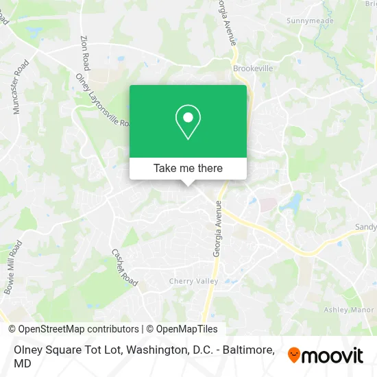 Olney Square Tot Lot map