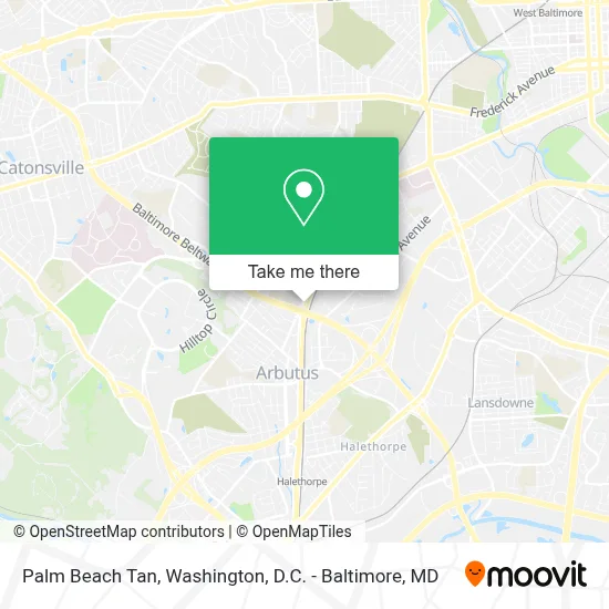 Palm Beach Tan map