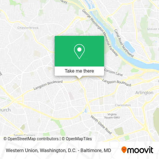 Western Union map