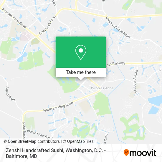 Zenshi Handcrafted Sushi map