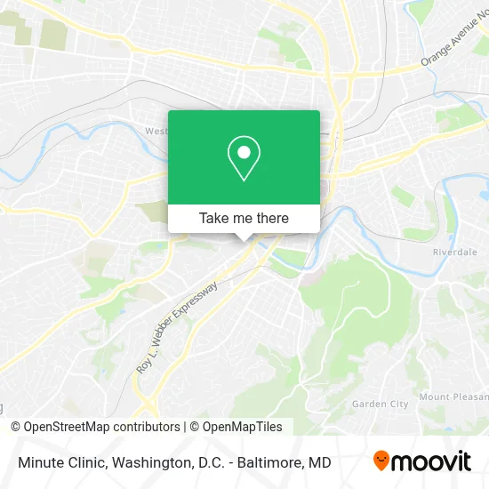 Minute Clinic map