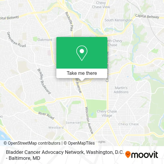 Bladder Cancer Advocacy Network map