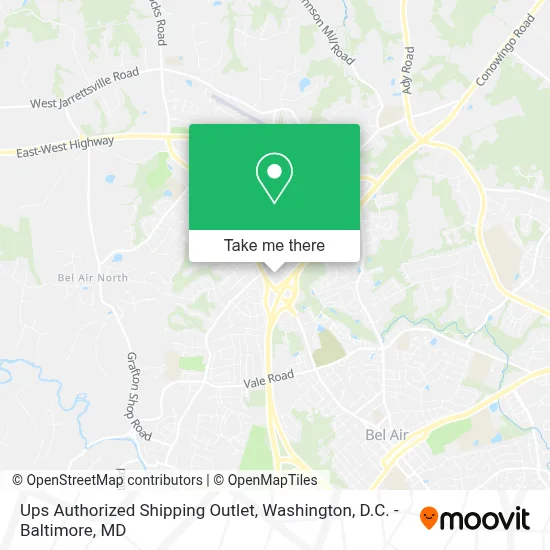 Ups Authorized Shipping Outlet map