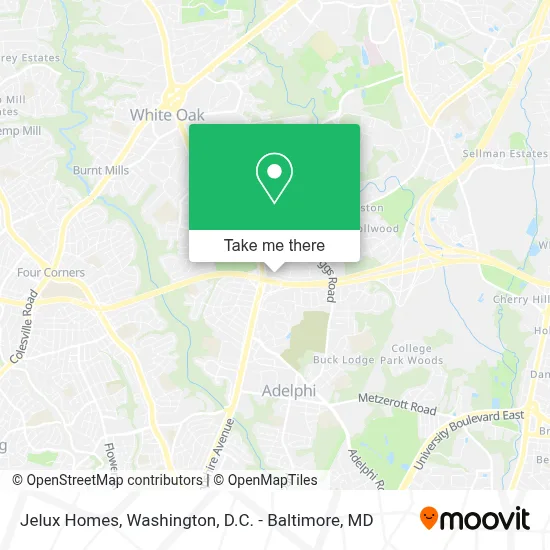 Jelux Homes map