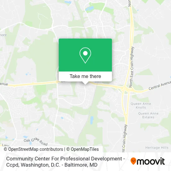 Community Center For Professional Development - Ccpd map