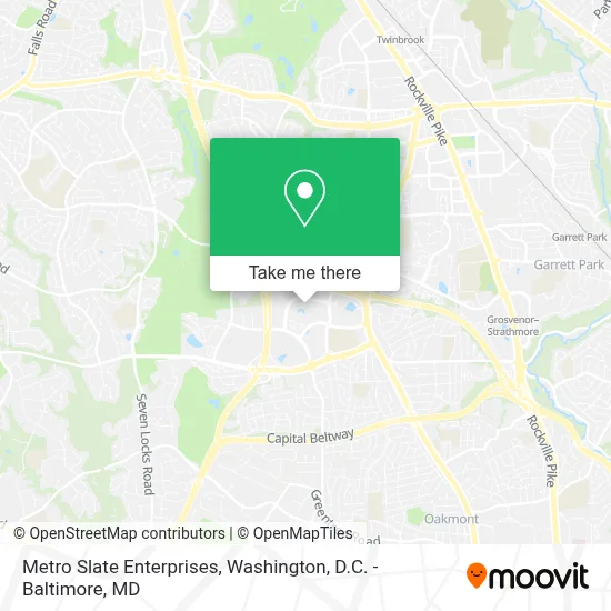 Metro Slate Enterprises map