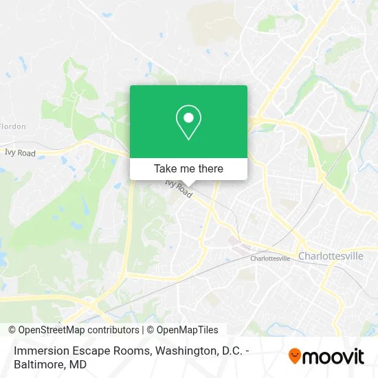 Immersion Escape Rooms map