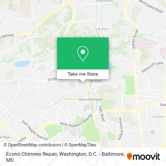 Econo Chimney Repair map