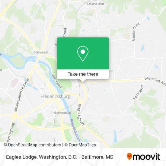 Eagles Lodge map