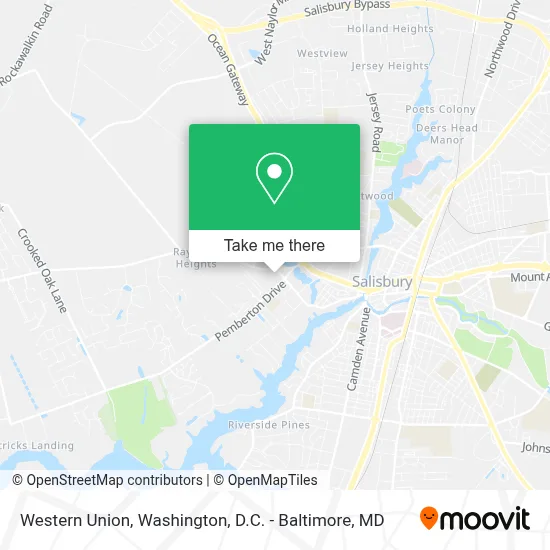 Western Union map