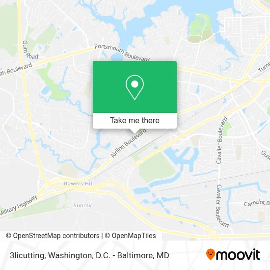 3licutting map