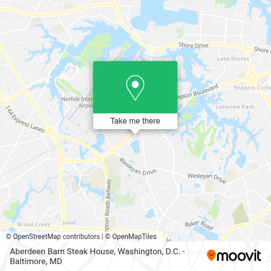 Aberdeen Barn Steak House map