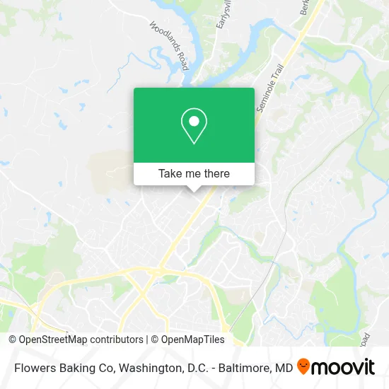 Flowers Baking Co map