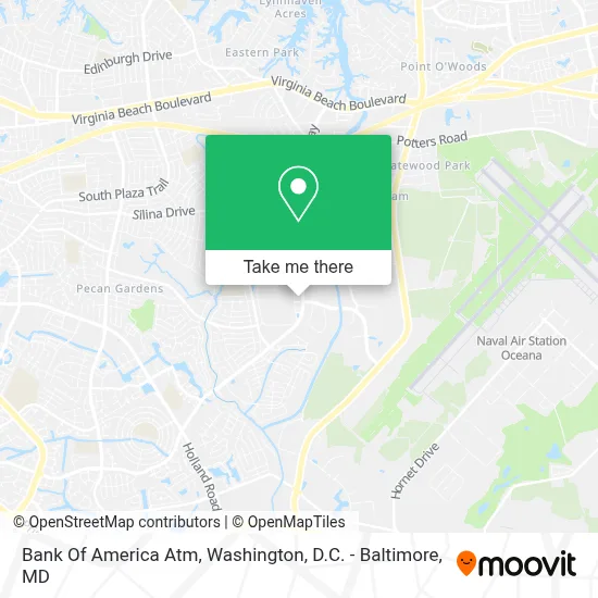 Bank Of America Atm map