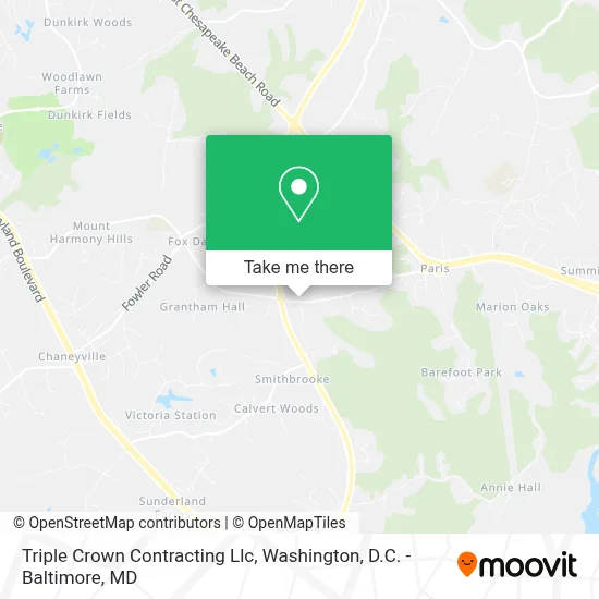 Triple Crown Contracting Llc map