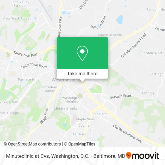 Minuteclinic at Cvs map